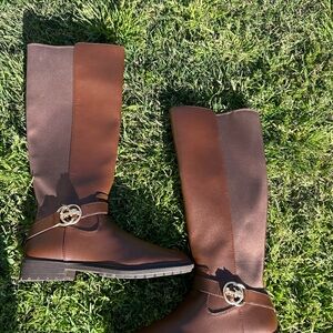 Elegant Brown Knee-High Women's Boots